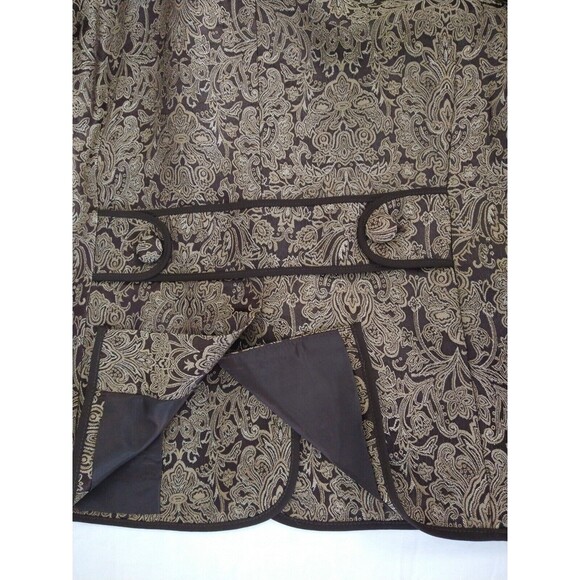 NWT Liz Claiborne Jacquard Blazer Jacket Overcoat Sz 22 Paisley Classic Whimsy - Picture 10 of 15